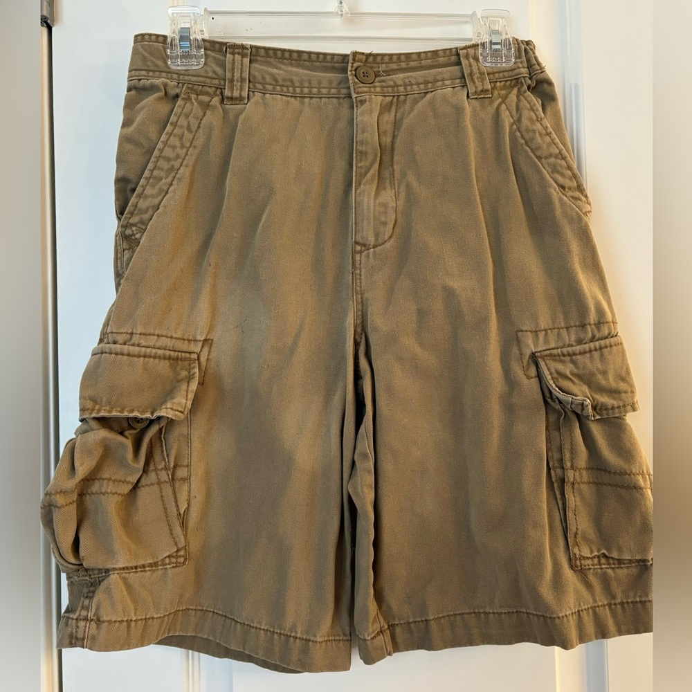 Cargo shorts size 18 adjustable waist Urban Pipeline tan (teen)